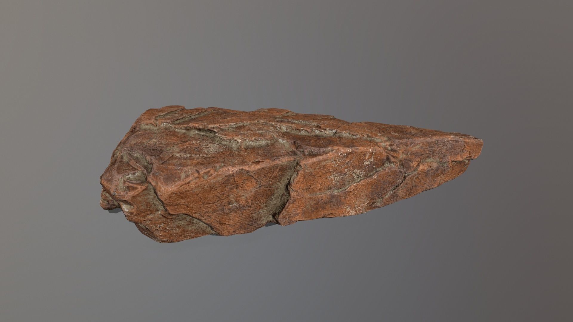Rock Set Low-poly 3D model_9