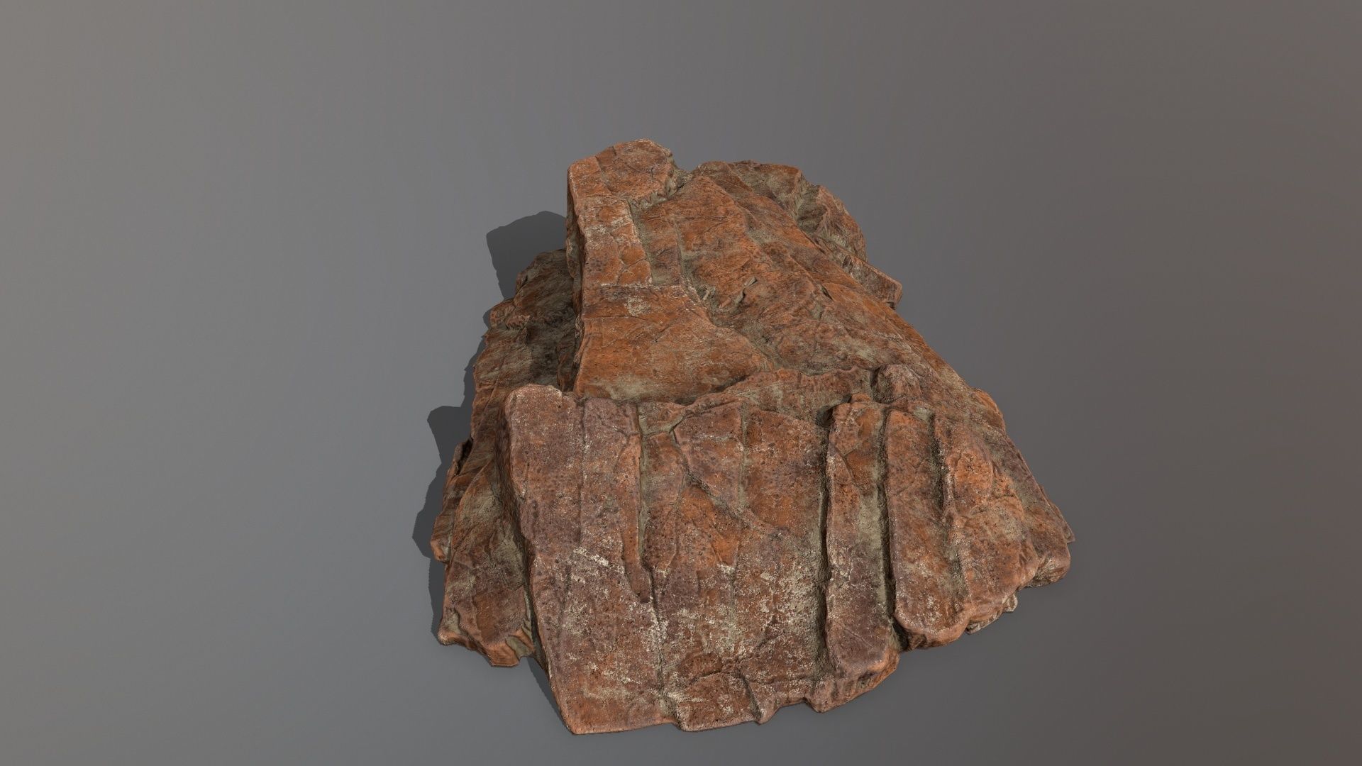 Rock Set Low-poly 3D model_14