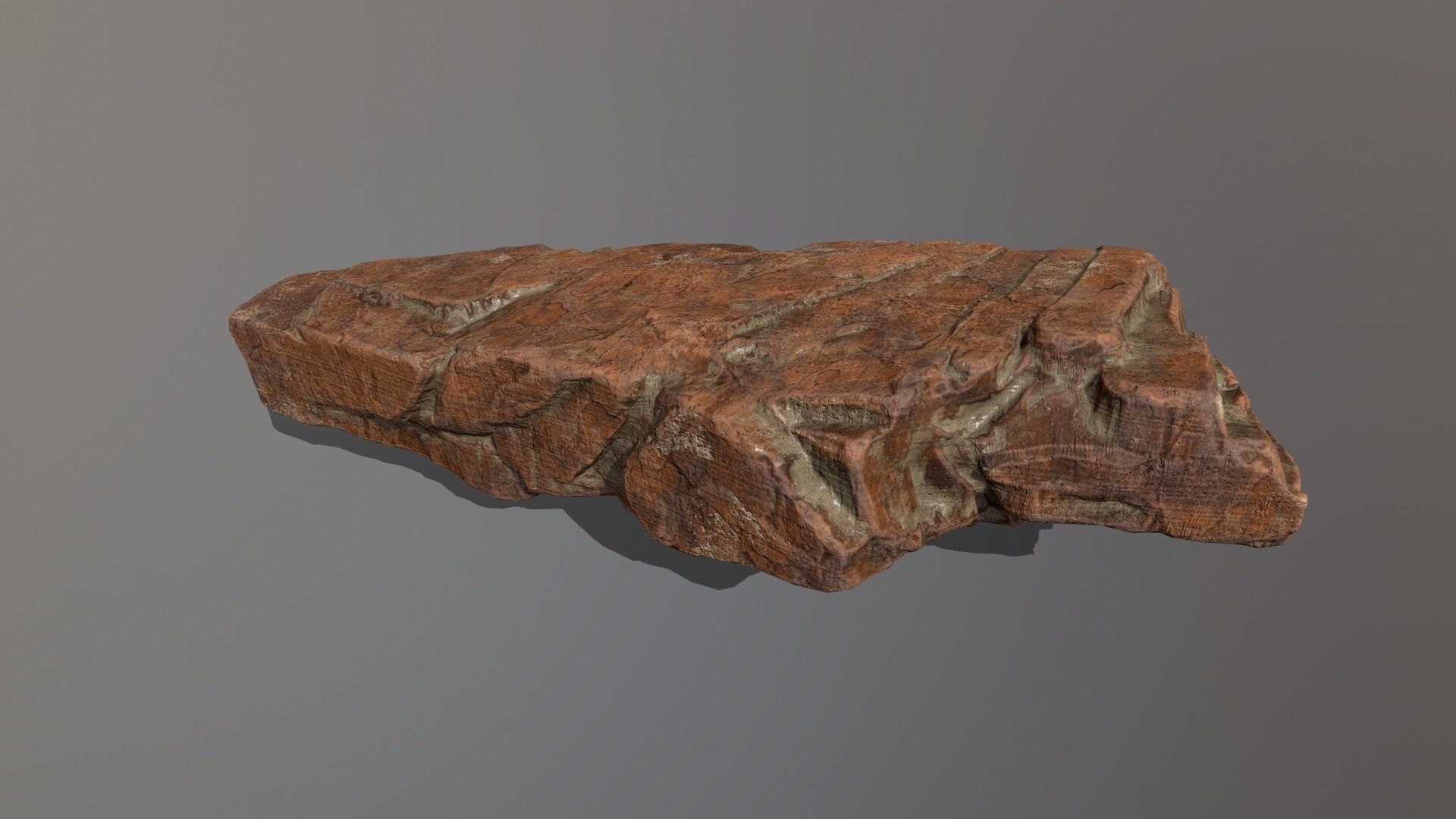 Rock Set Low-poly 3D model_10