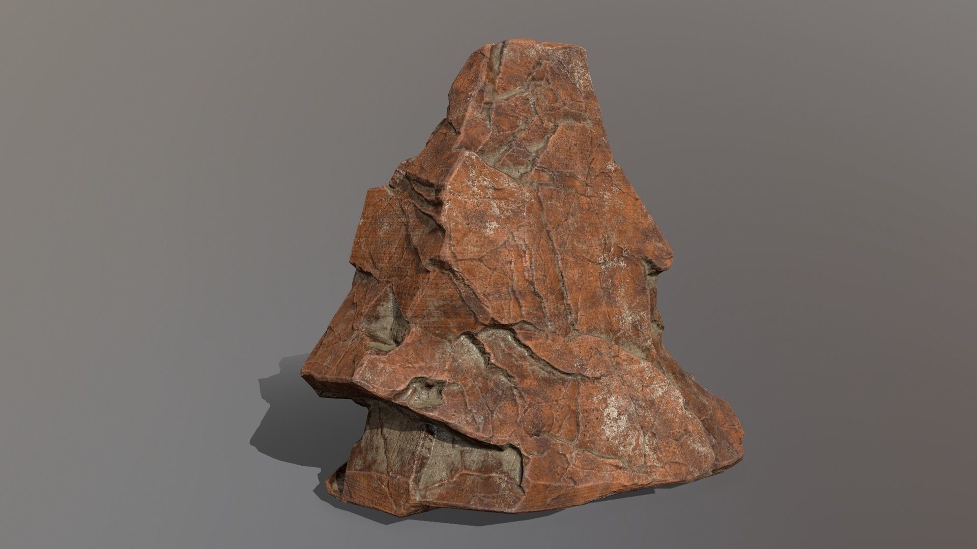 Rock Set Low-poly 3D model_2