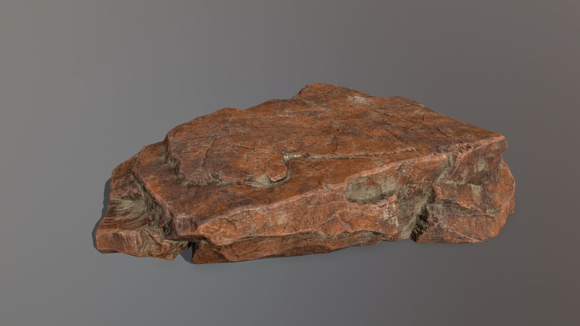 Rock Set Low-poly 3D model_16