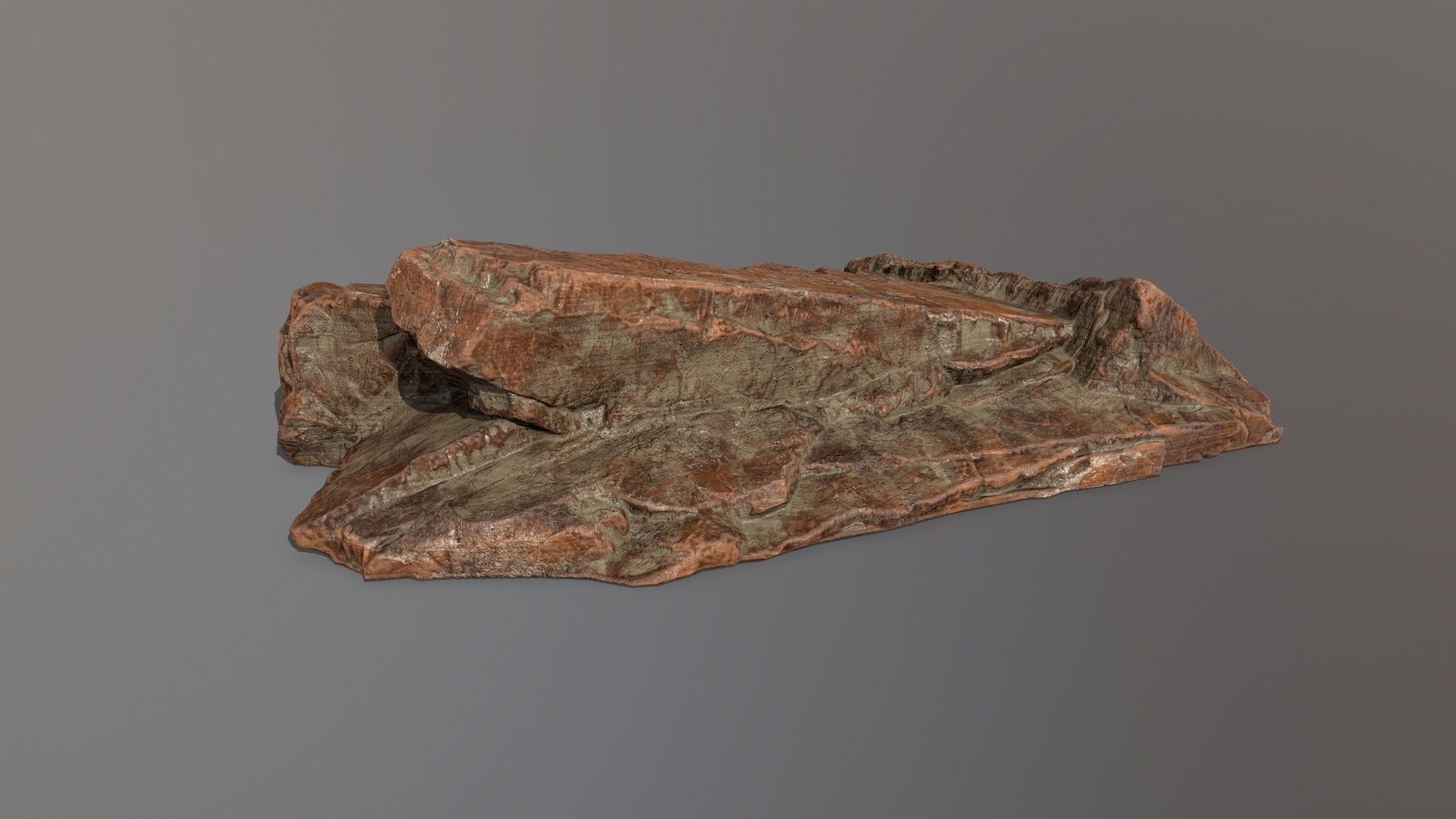 Rock Set Low-poly 3D model_12