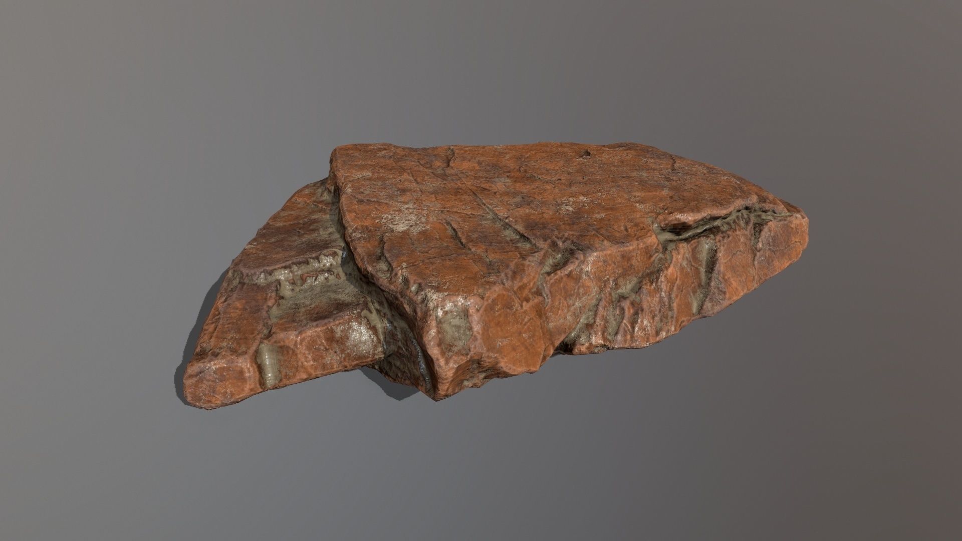 Rock Set Low-poly 3D model_17