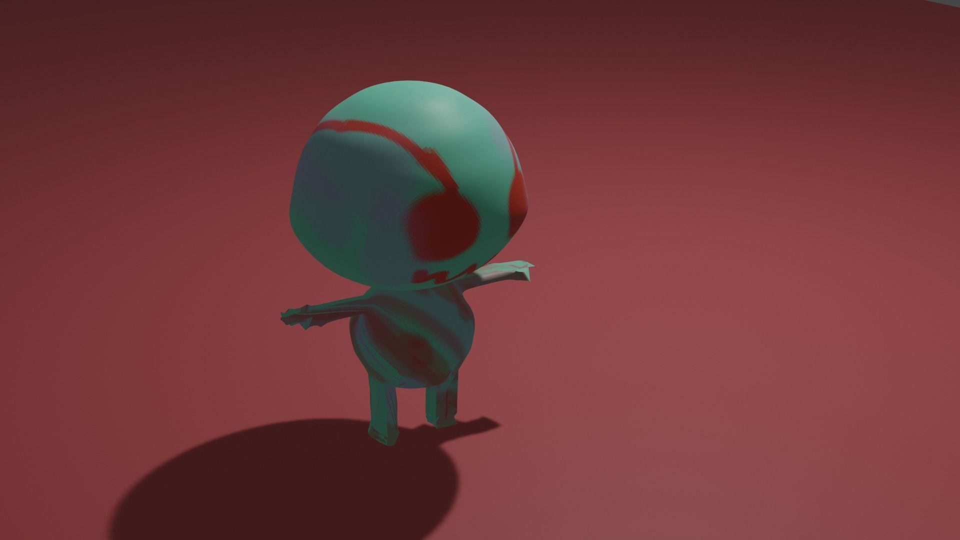 red eye zero 3D model_2