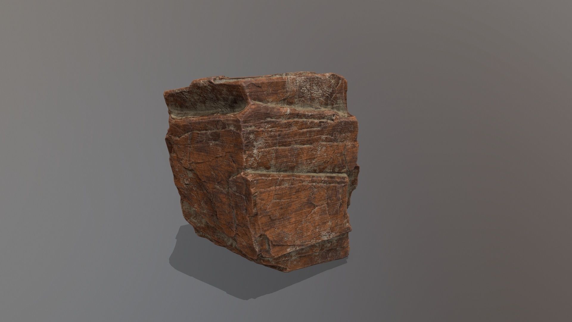 Rock Set Low-poly 3D model_11