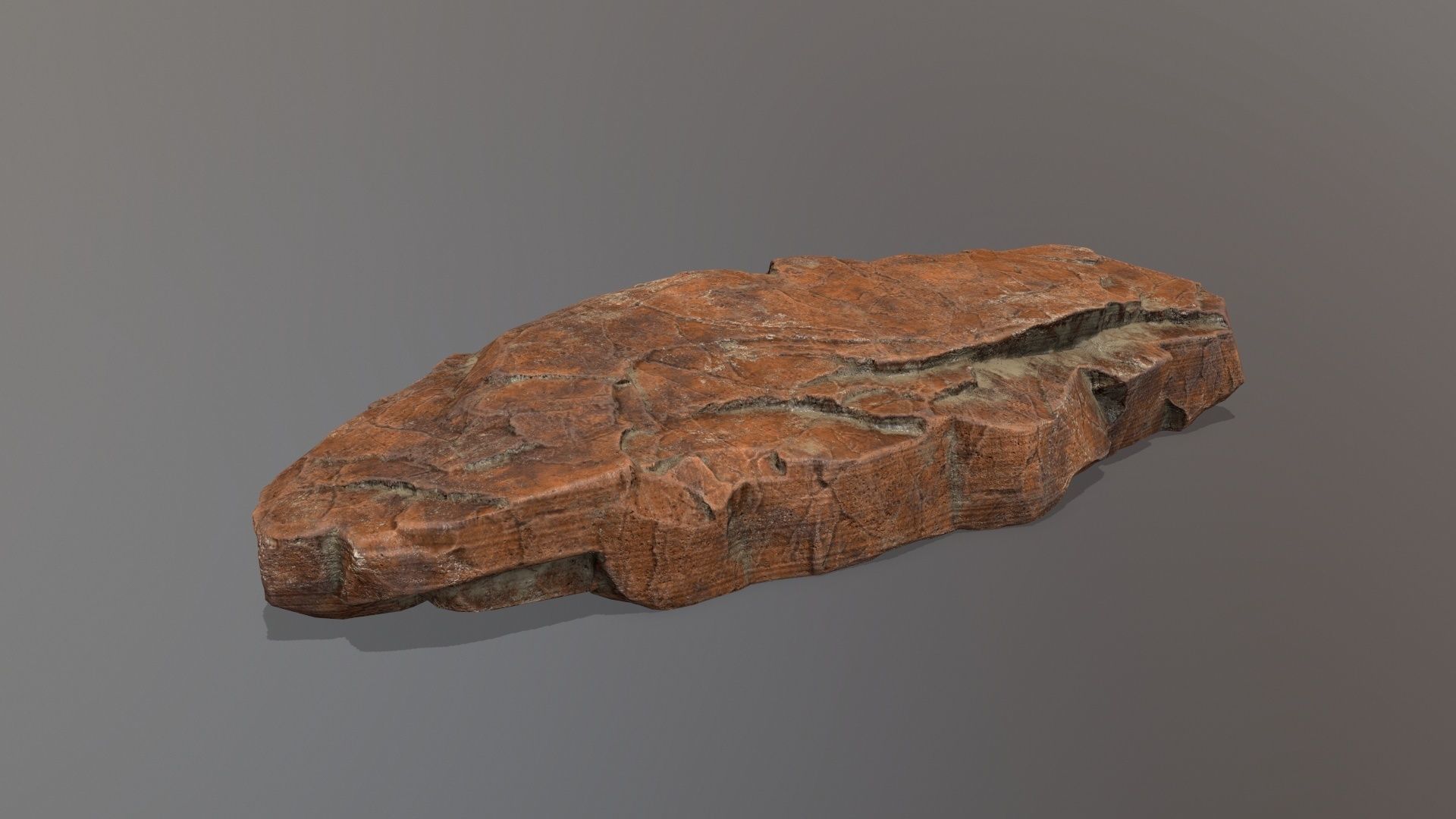 Rock Set Low-poly 3D model_14