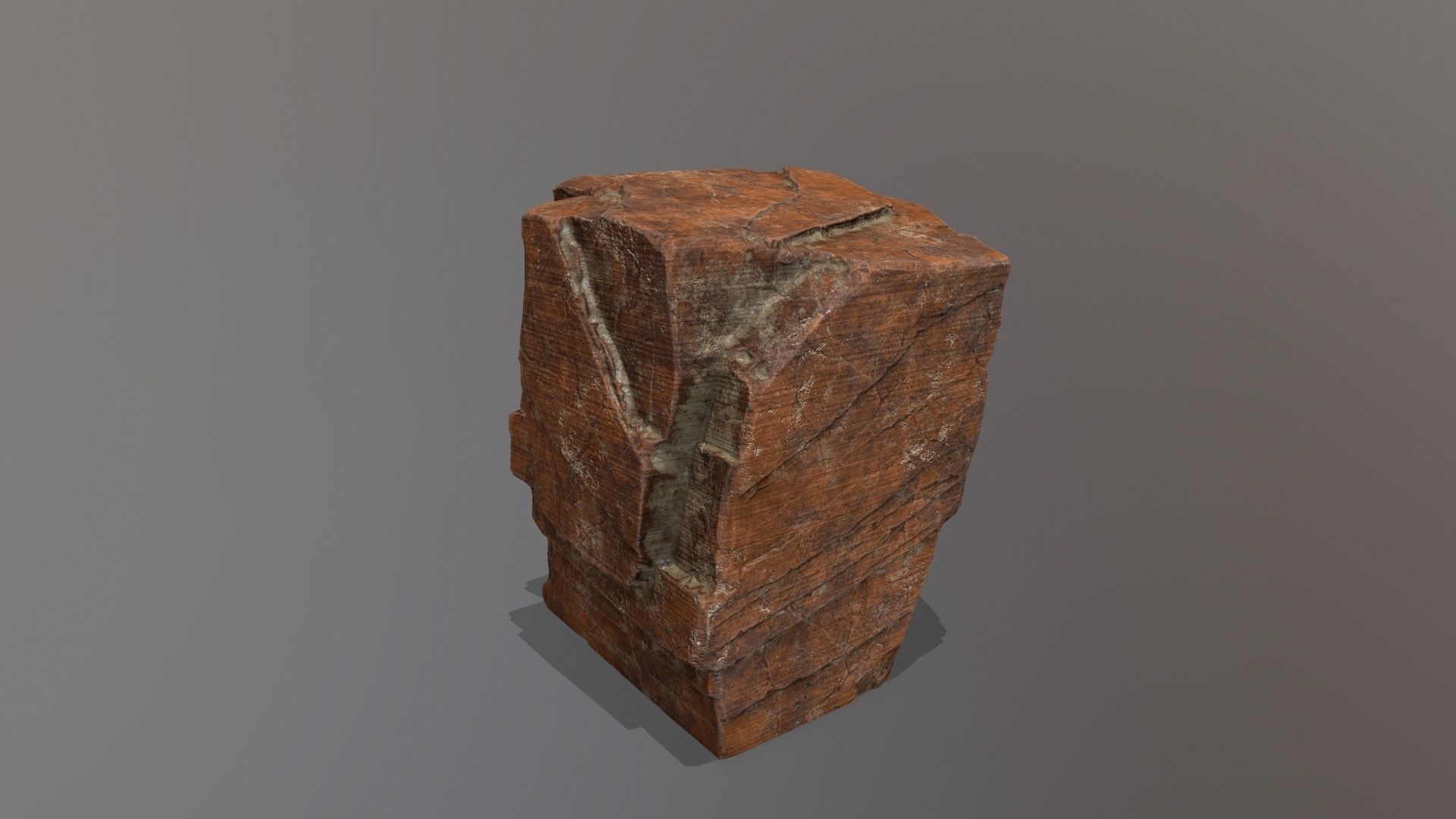 Rock Set Low-poly 3D model_13