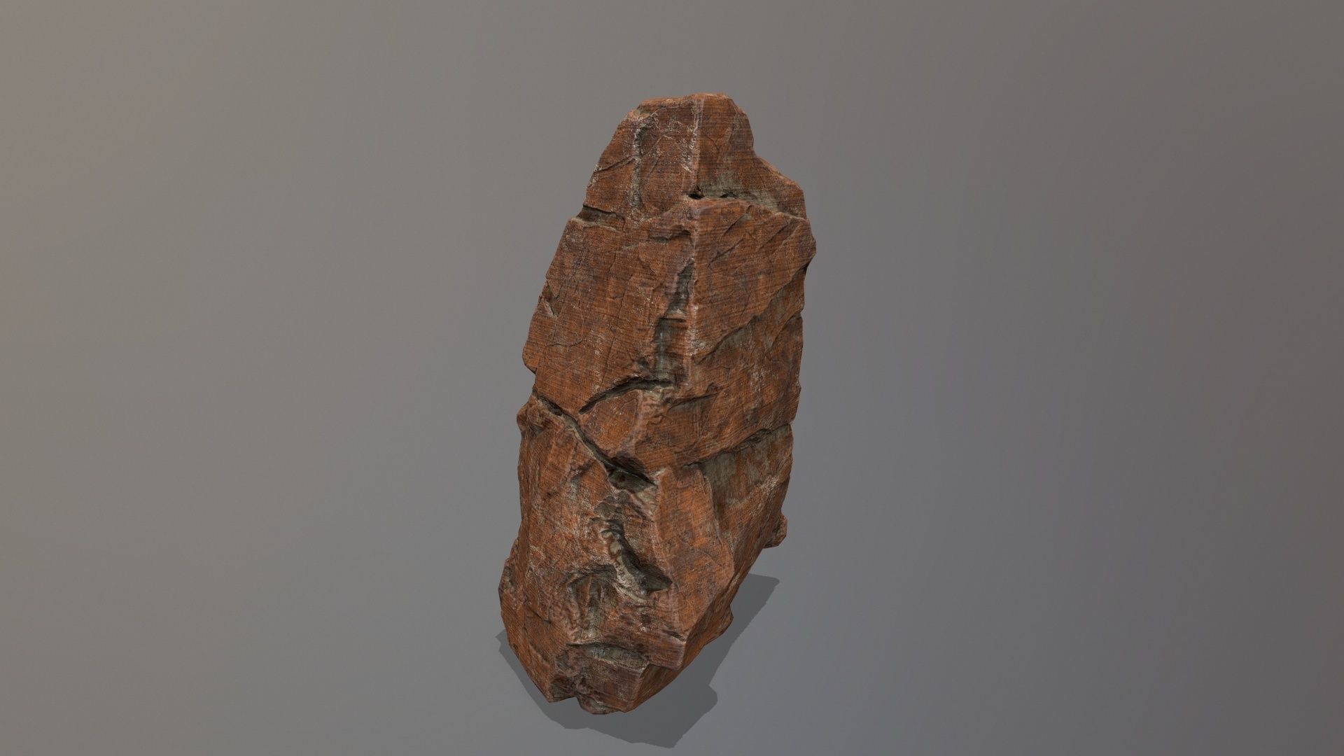 Rock Set Low-poly 3D model_9
