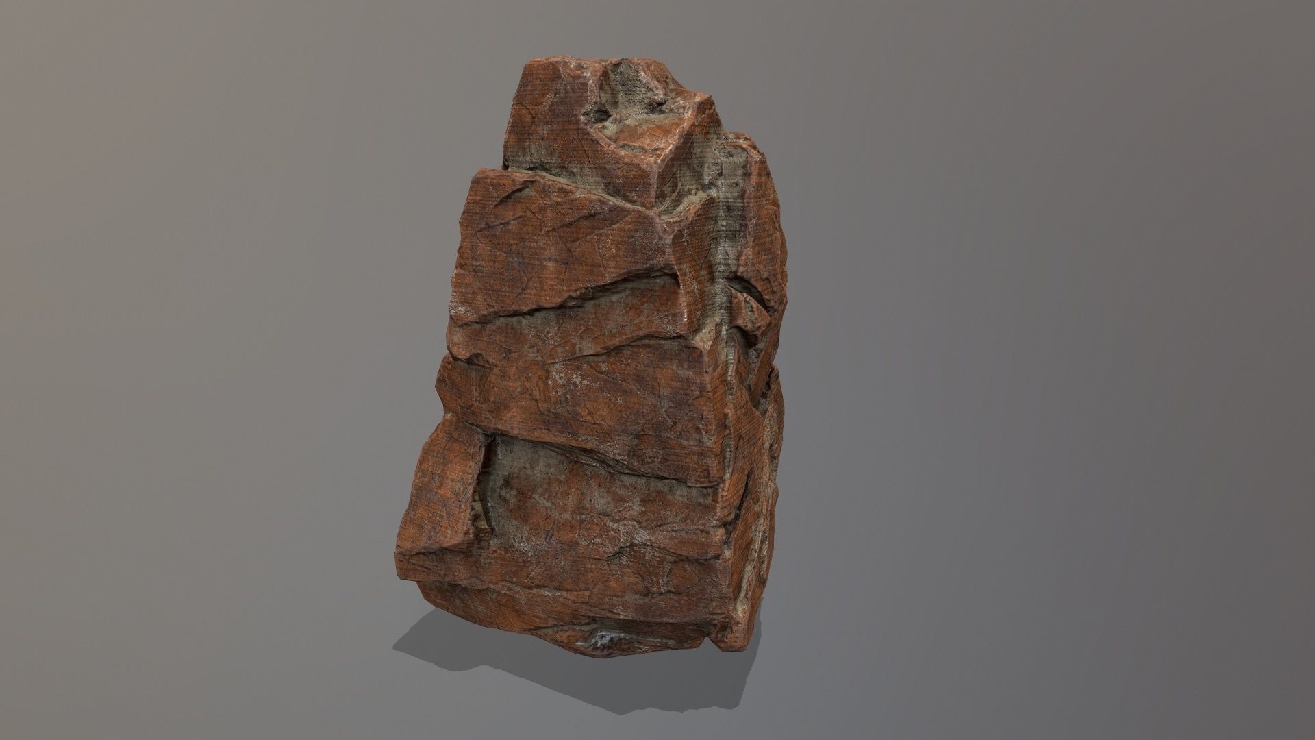 Rock Set Low-poly 3D model_7