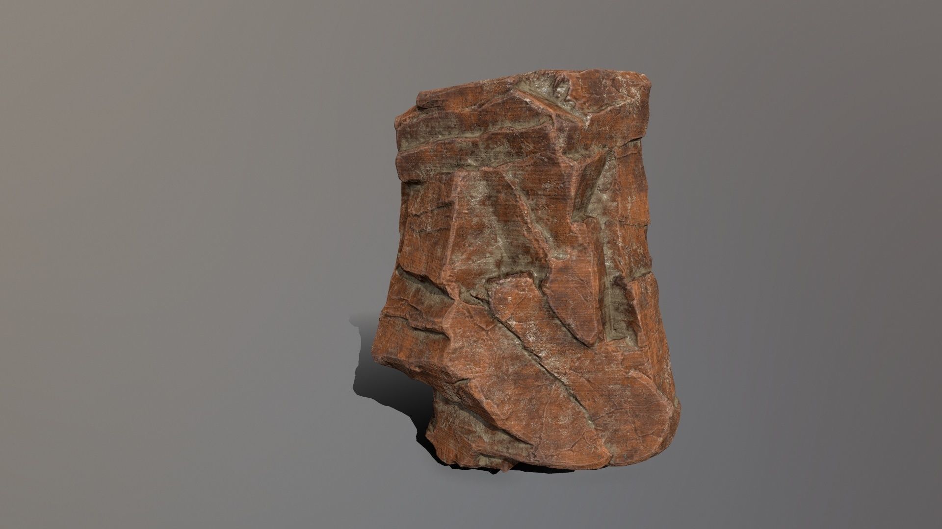 Rock Set Low-poly 3D model_17
