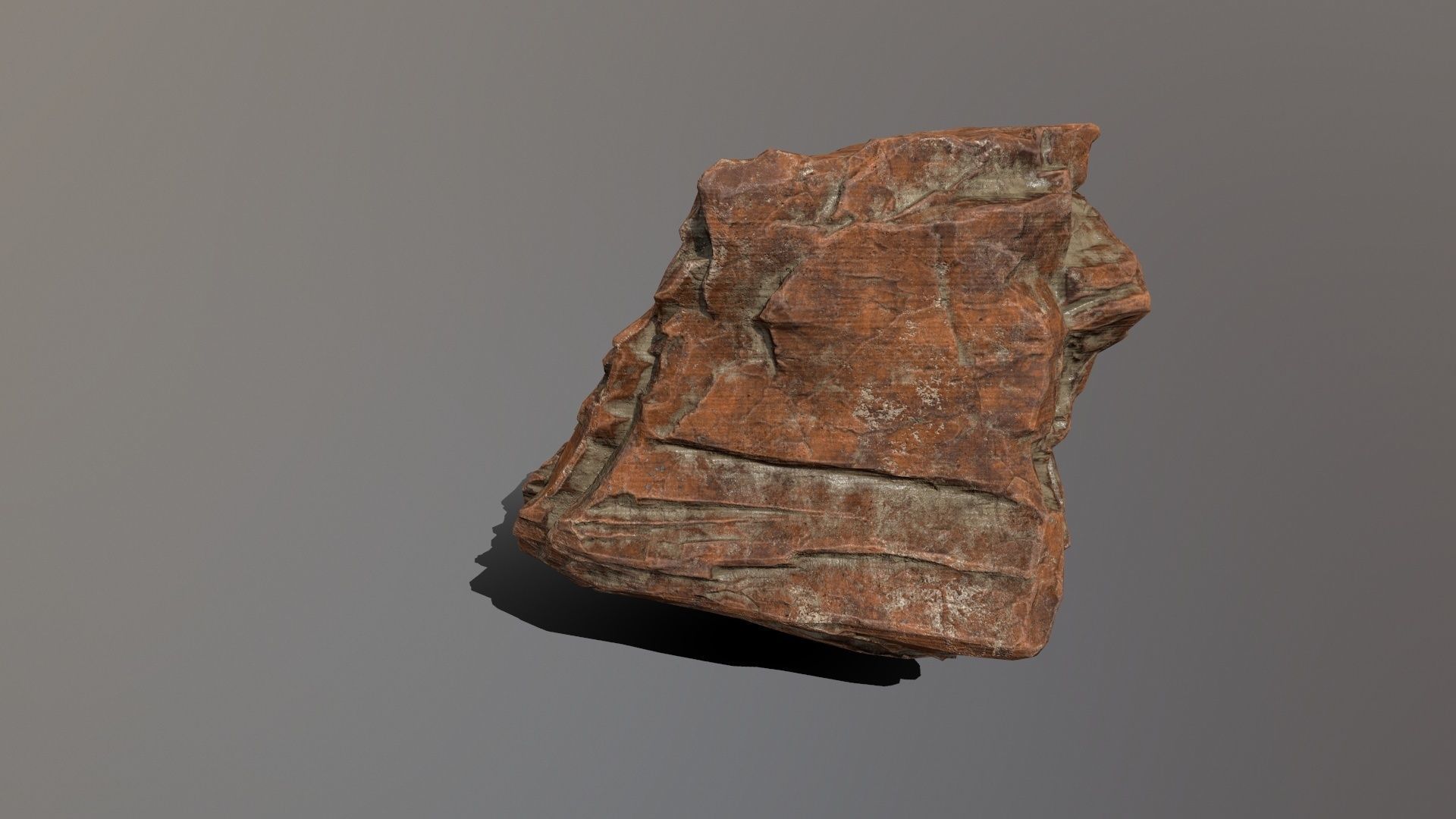 Rock Set Low-poly 3D model_19