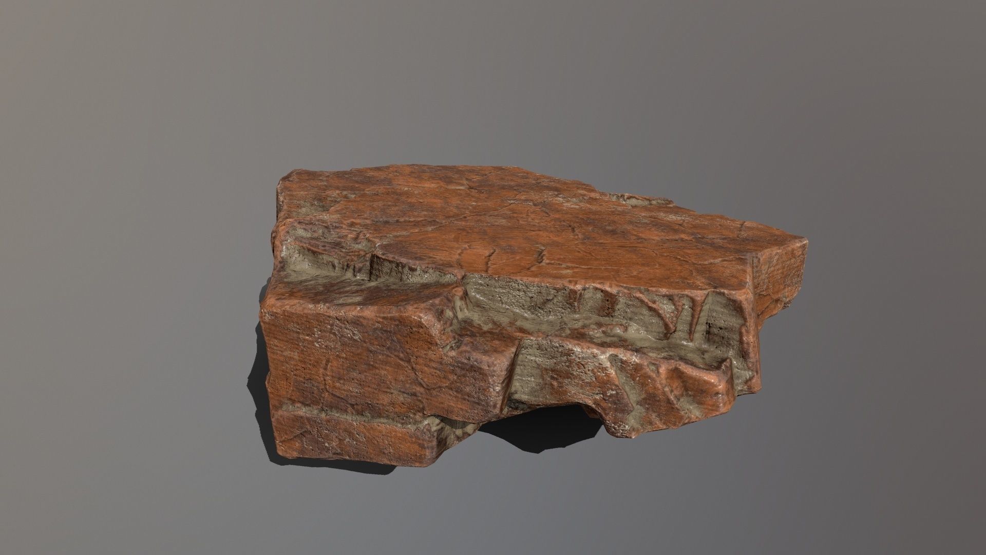 Rock Set Low-poly 3D model_29