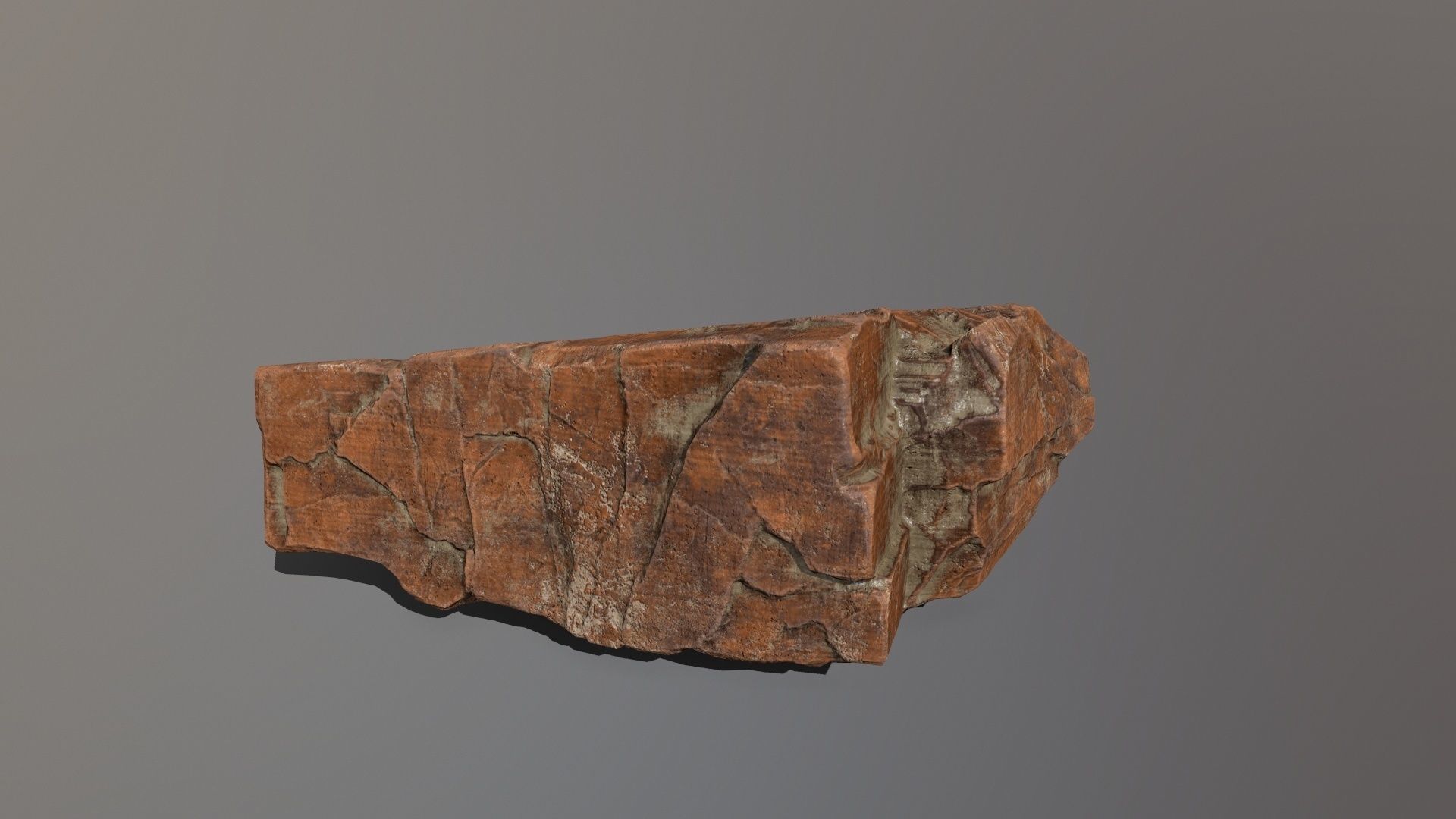 Rock Set Low-poly 3D model_27