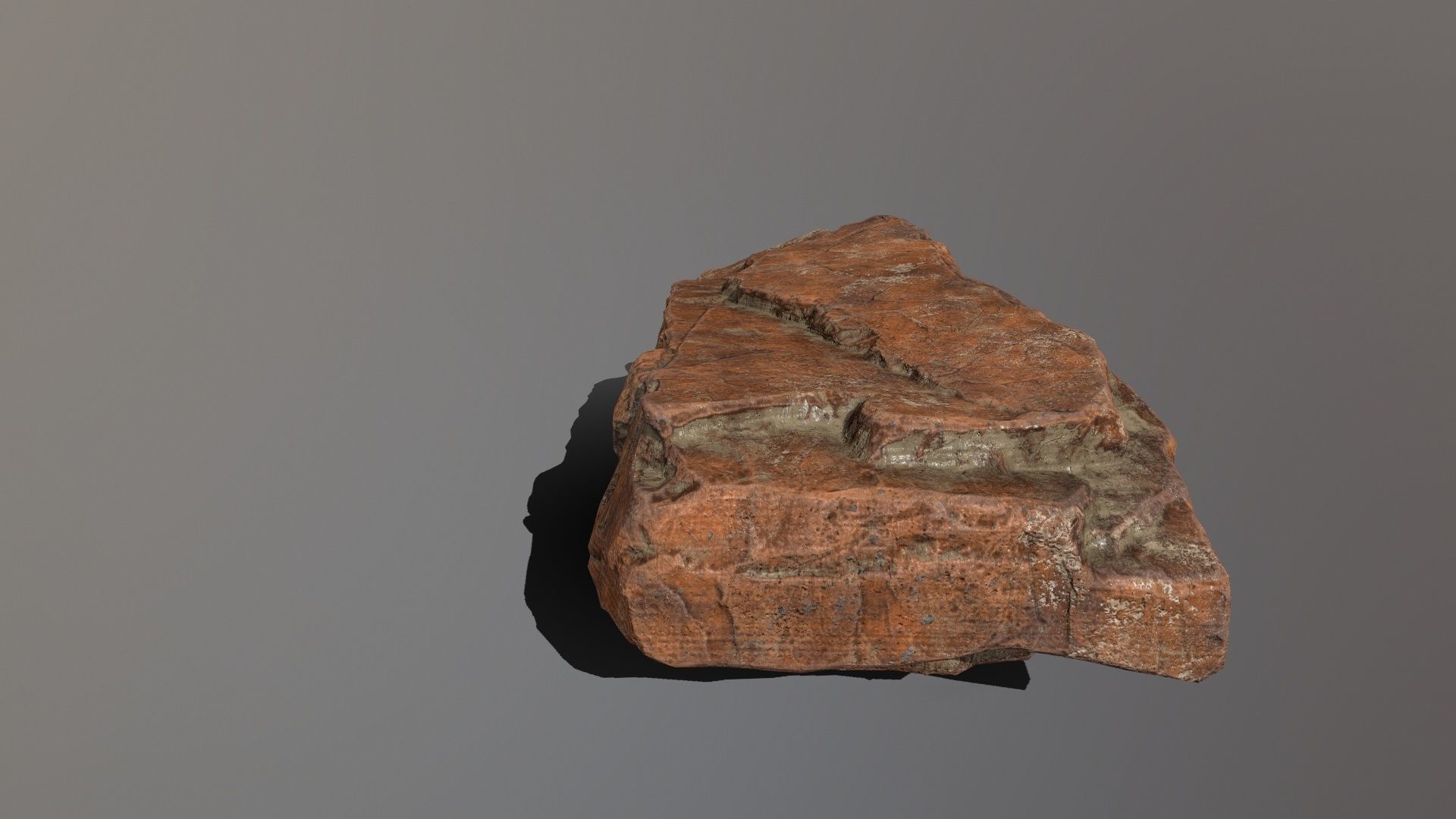Rock Set Low-poly 3D model_11