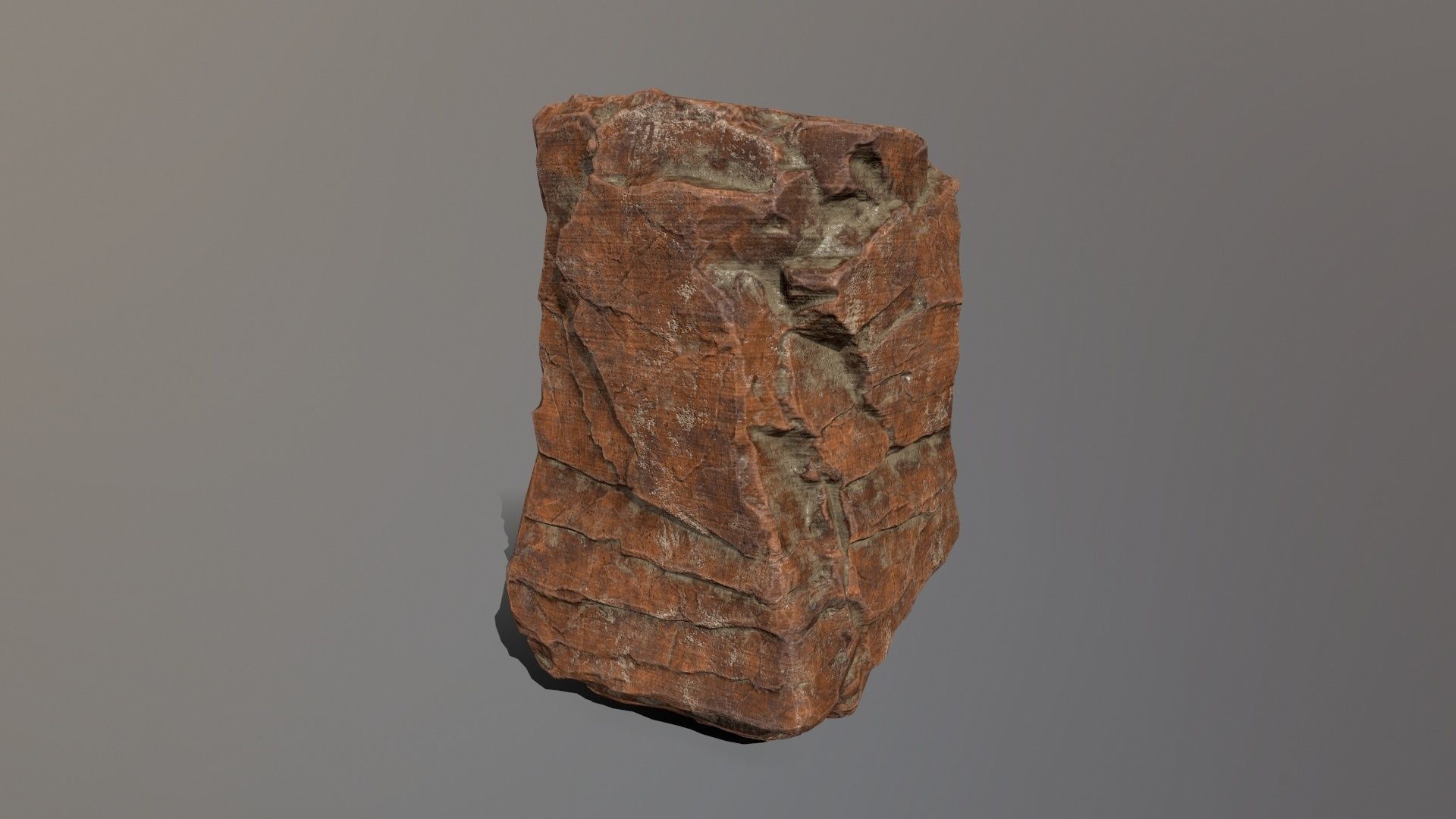 Rock Set Low-poly 3D model_16