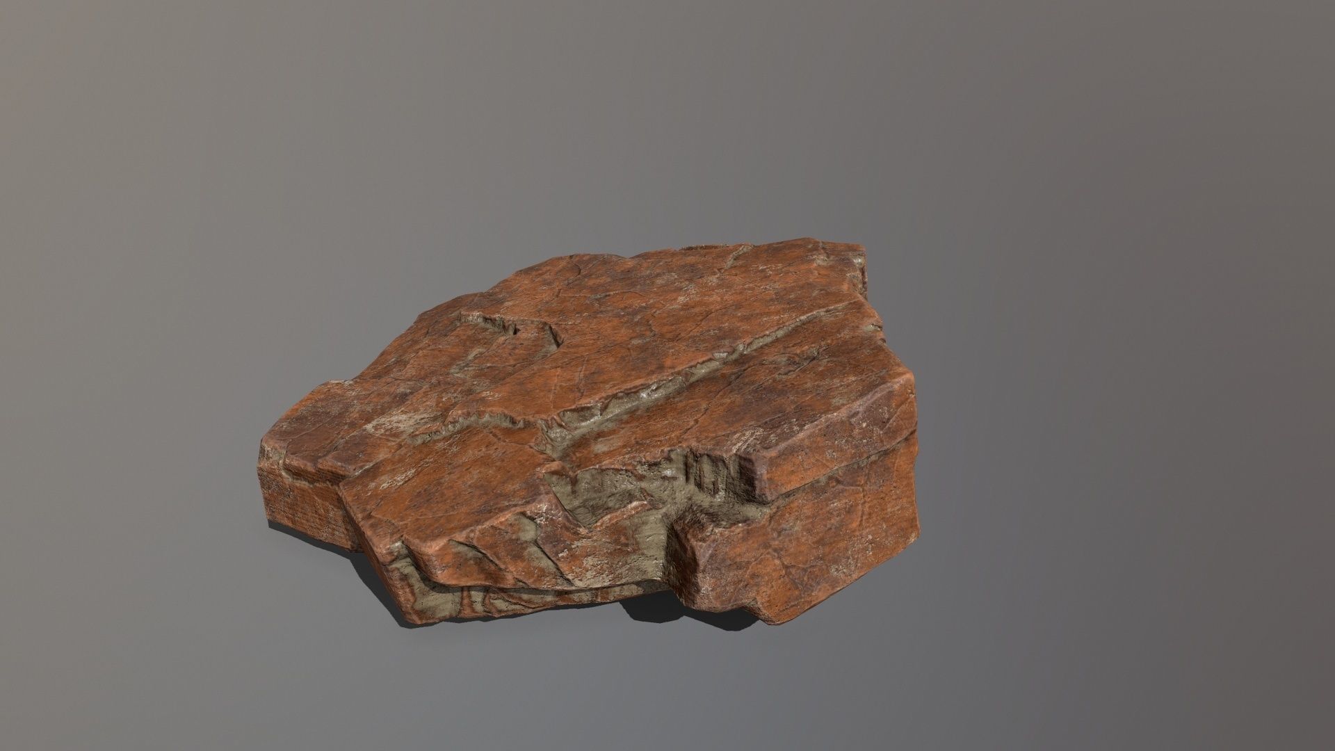 Rock Set Low-poly 3D model_28