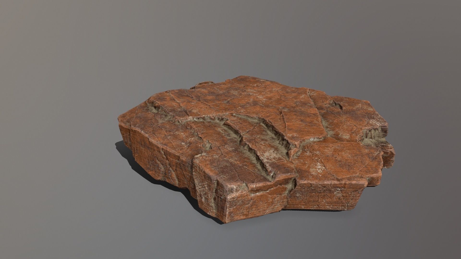 Rock Set Low-poly 3D model_25