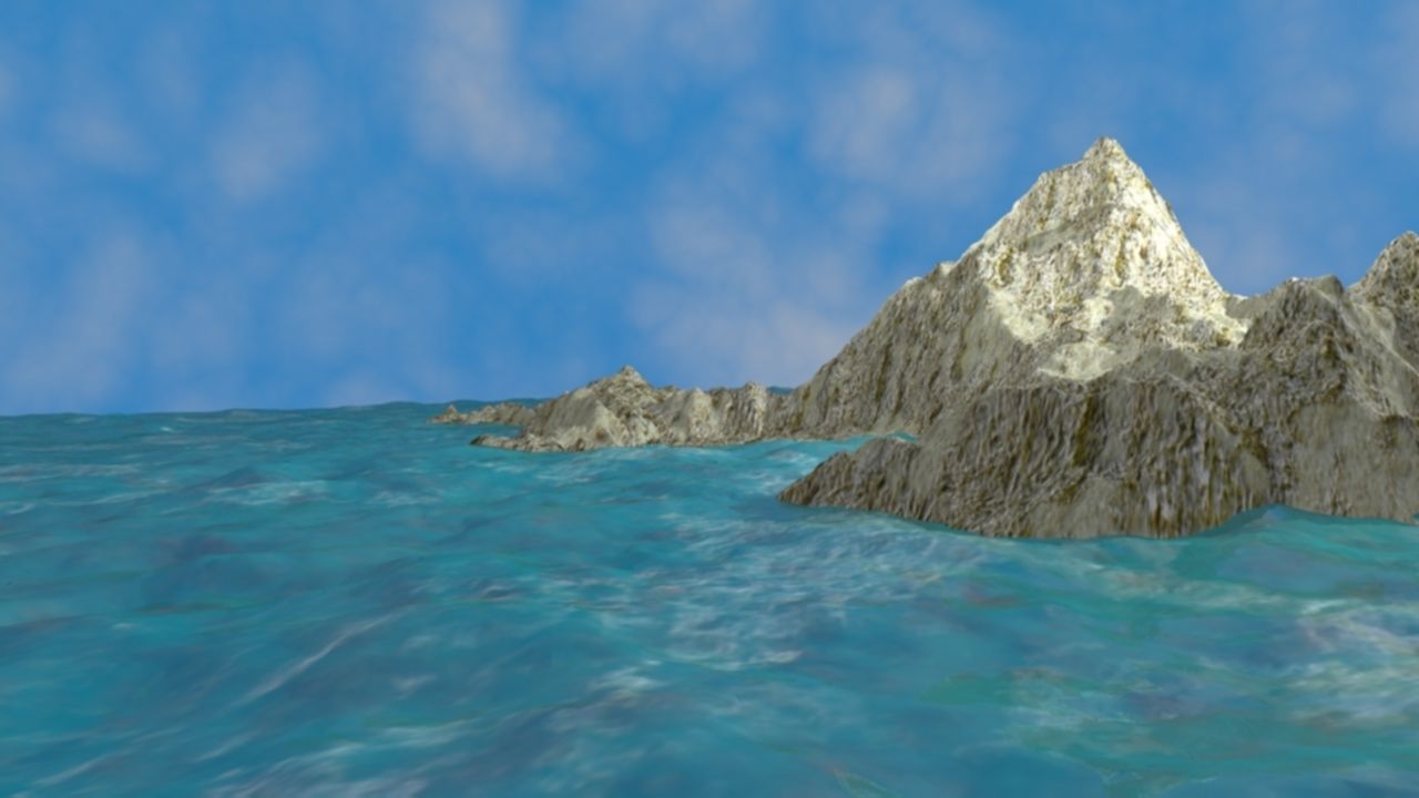 NMA Island Rock 001 Erode Preset 02 Low-poly 3D model_4