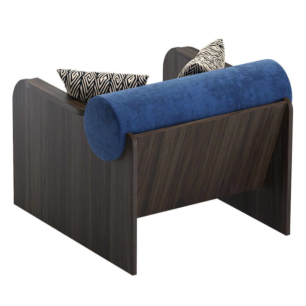 Crump and Kwash June Lounge Armchair 3D model_1