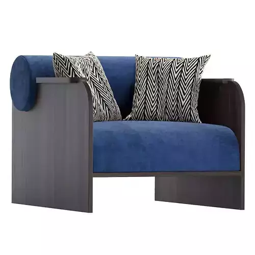 Crump and Kwash June Lounge Armchair 3D model