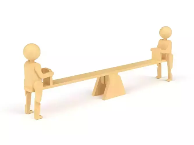 Wooden toy swing 02 3D model