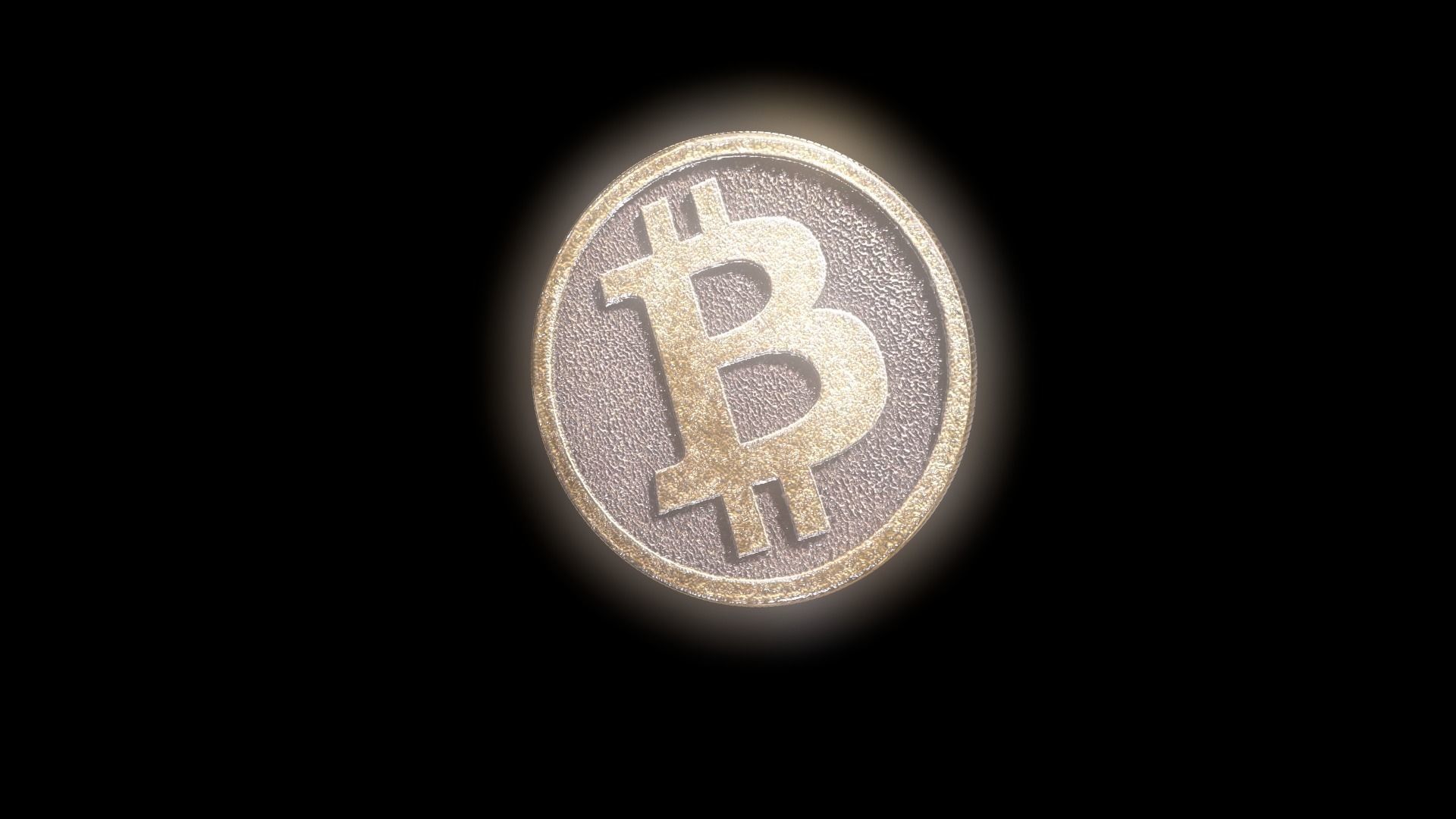 Bitcoin cryptocurrency 3D model_11