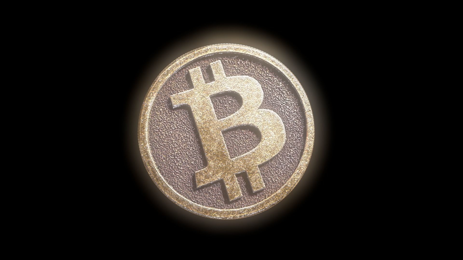 Bitcoin cryptocurrency 3D model_8