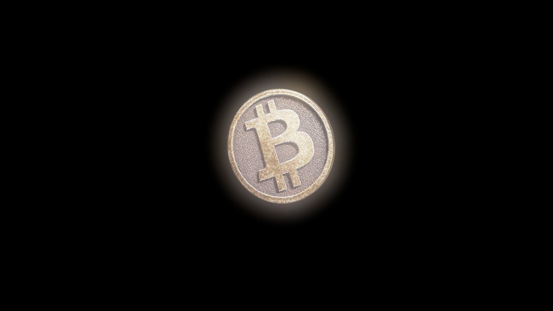 Bitcoin cryptocurrency 3D model_13