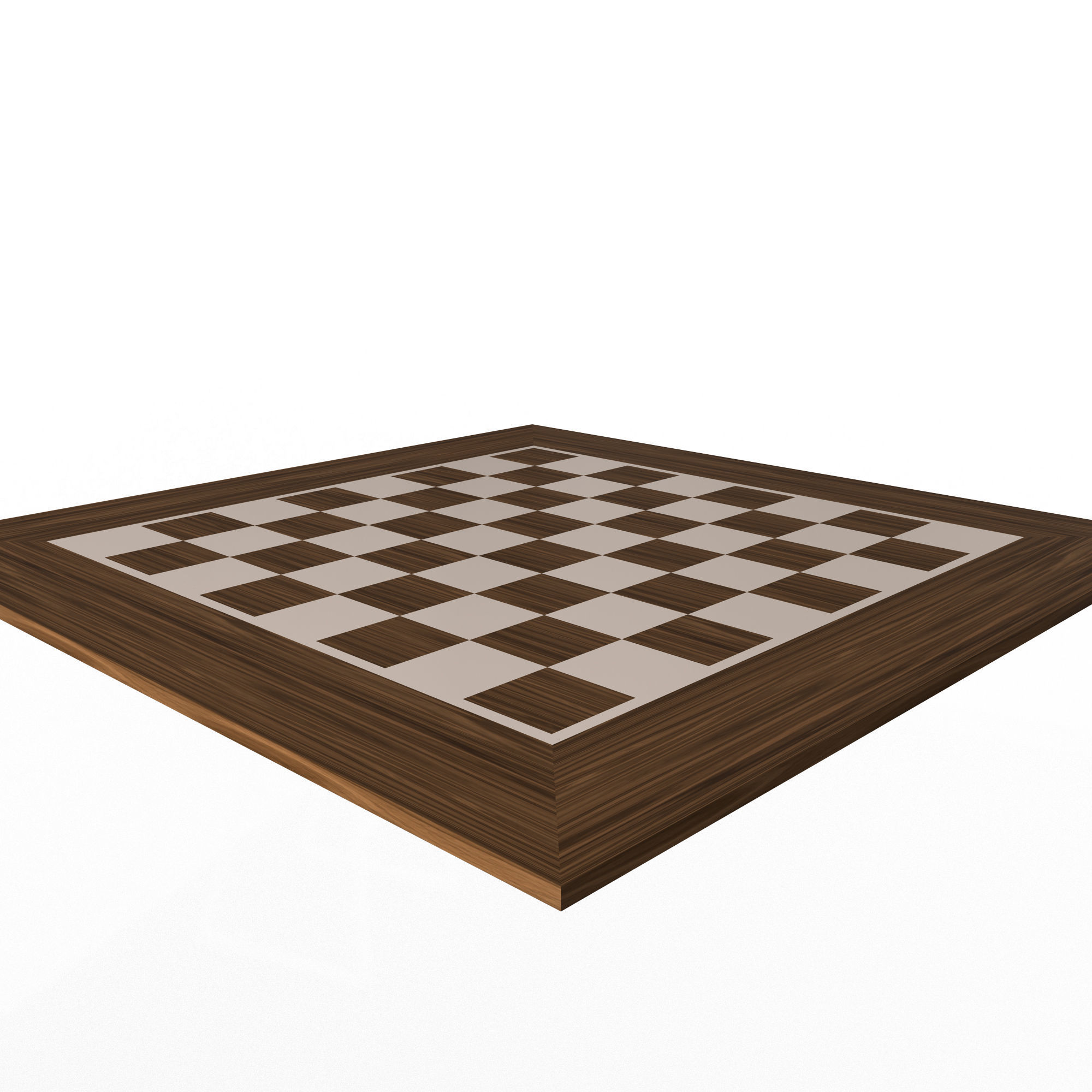 Chess Board Low-poly 3D model_2