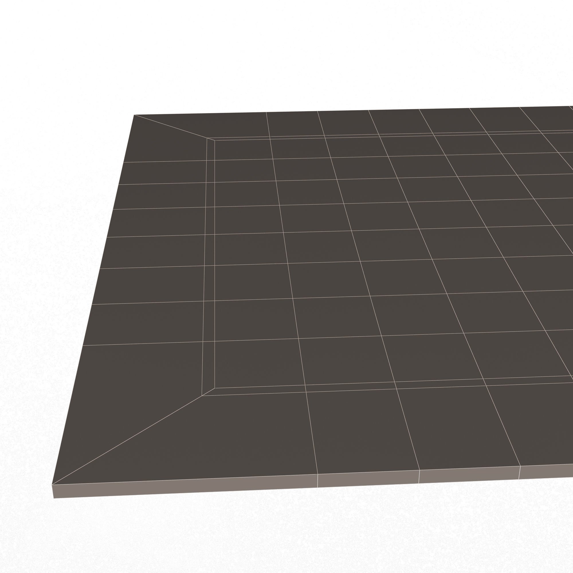 Chess Board Low-poly 3D model_9