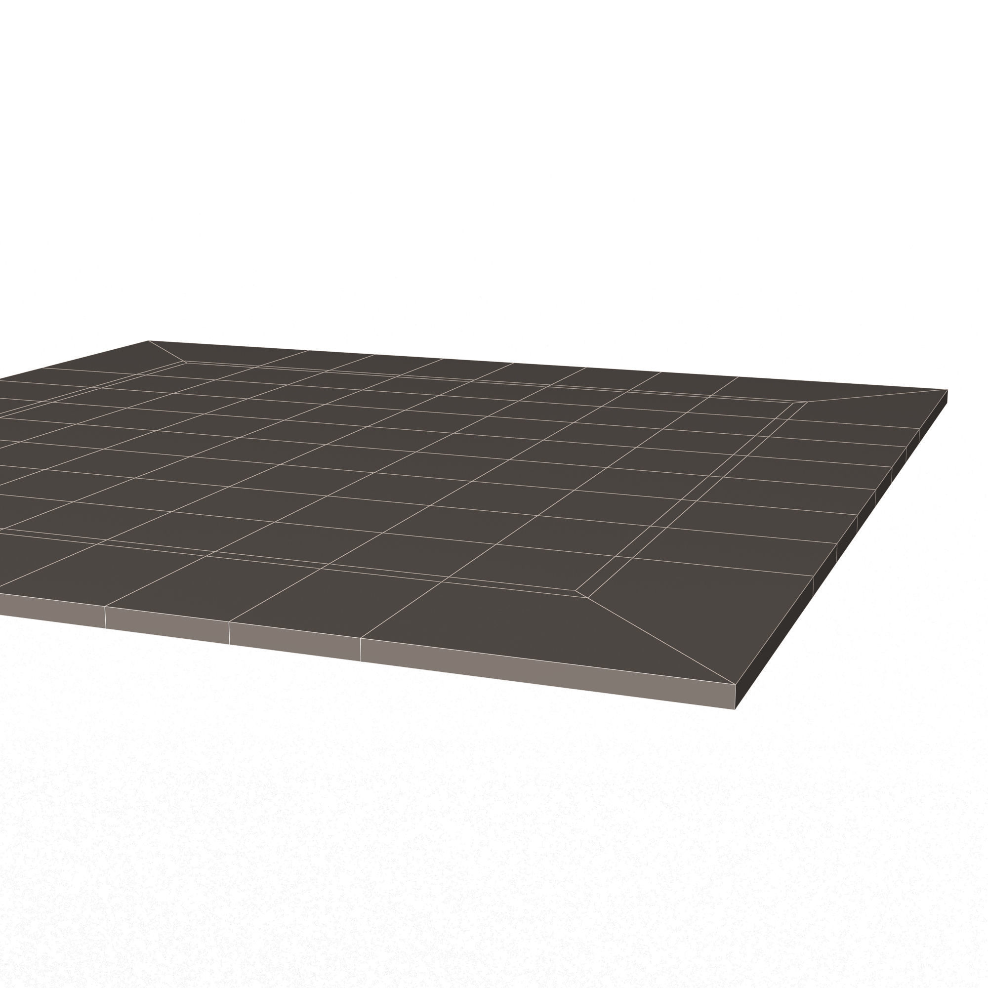 Chess Board Low-poly 3D model_10