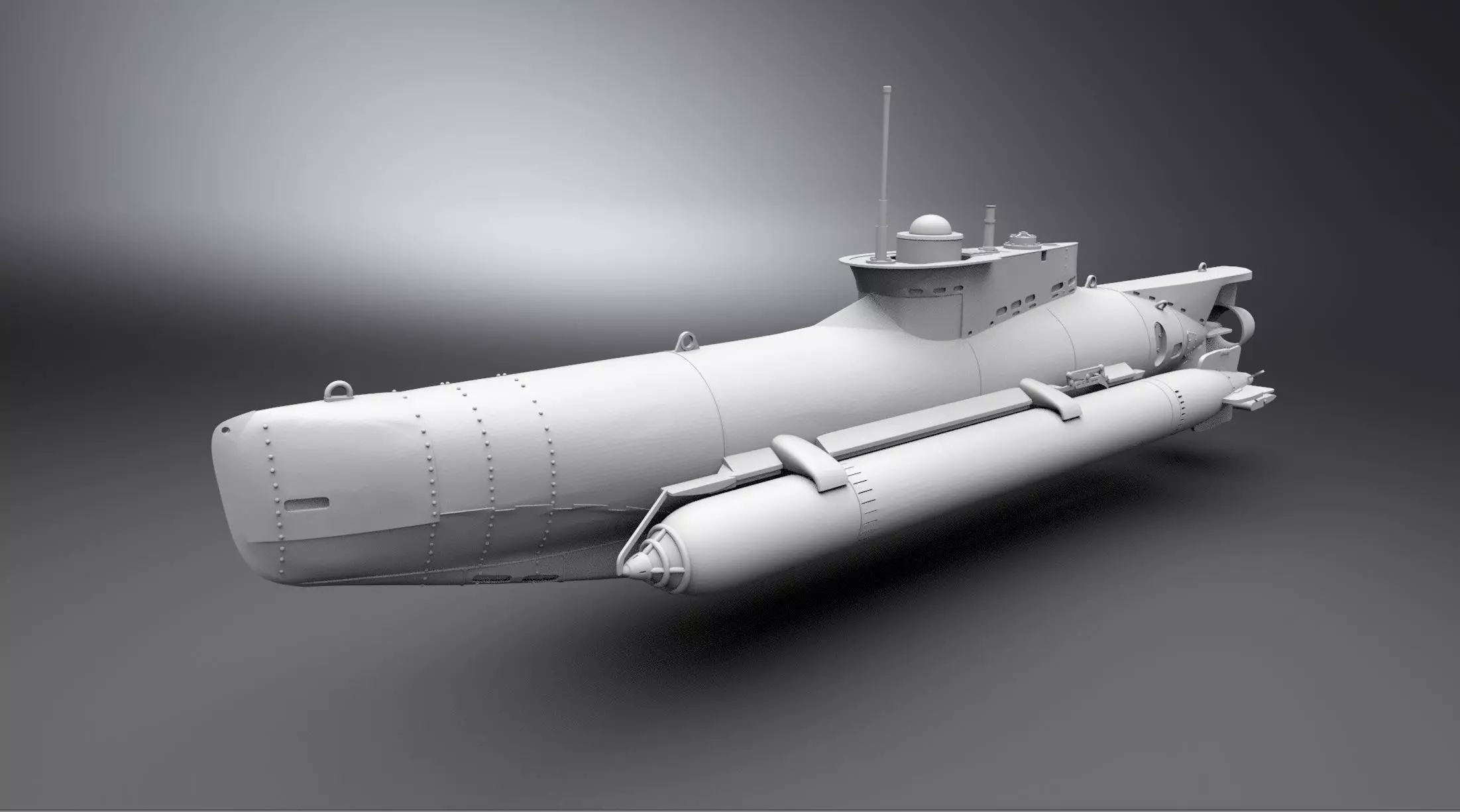 Seehund Scale model  3D print model_0