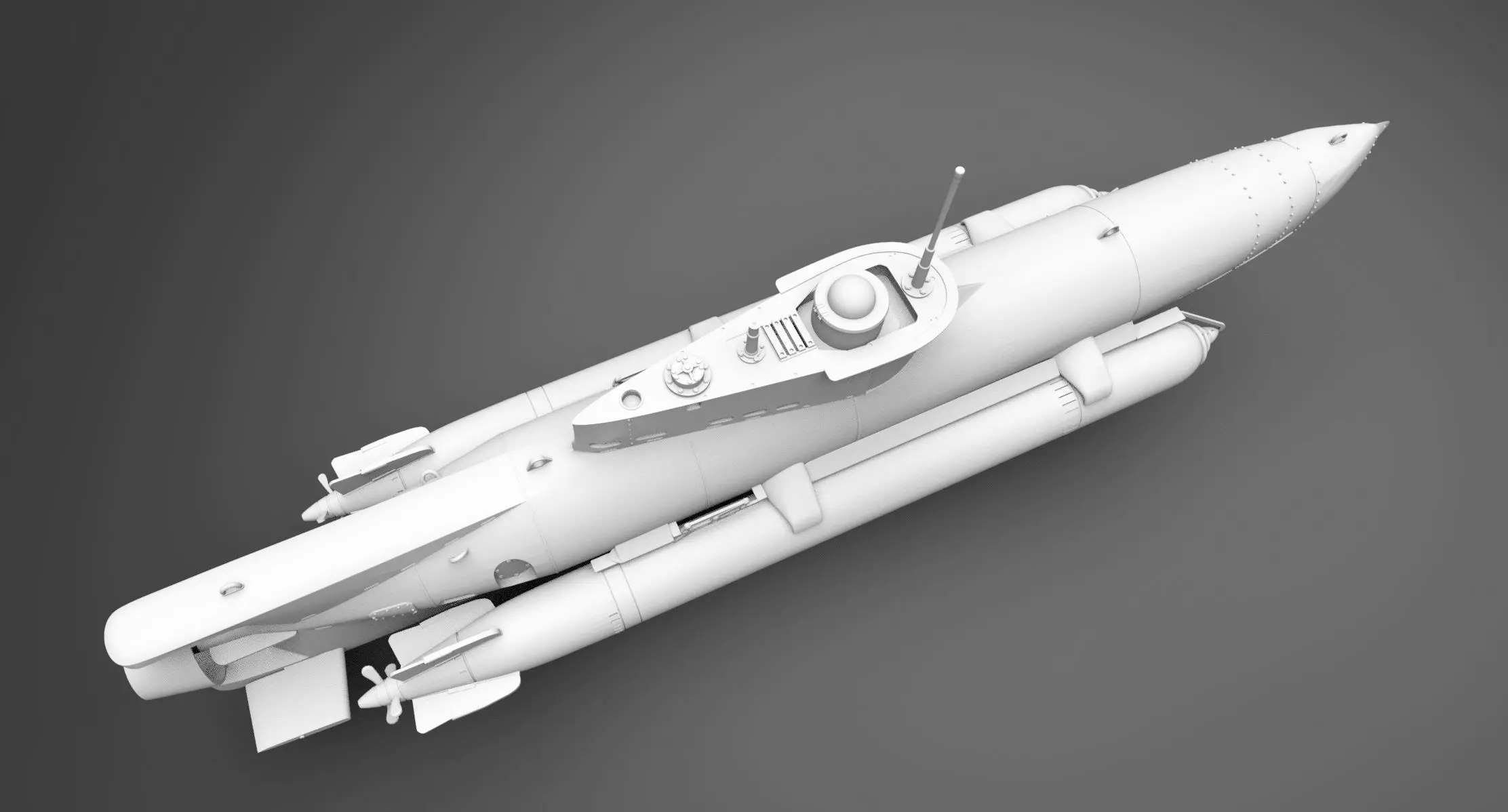 Seehund Scale model  3D print model_3