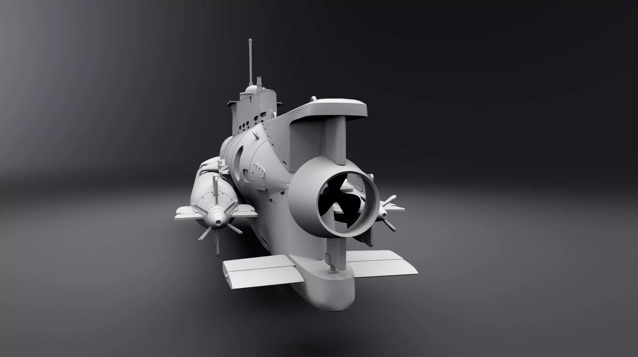 Seehund Scale model  3D print model_2