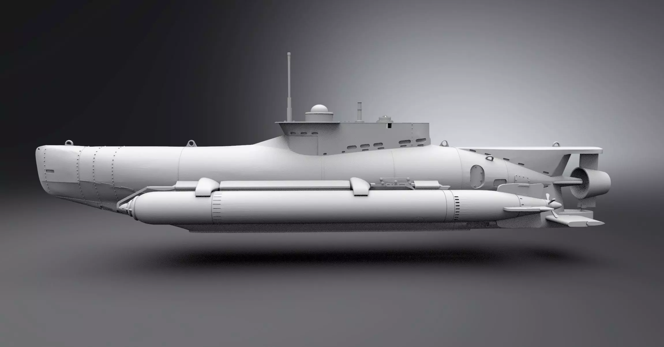 Seehund Scale model  3D print model_1