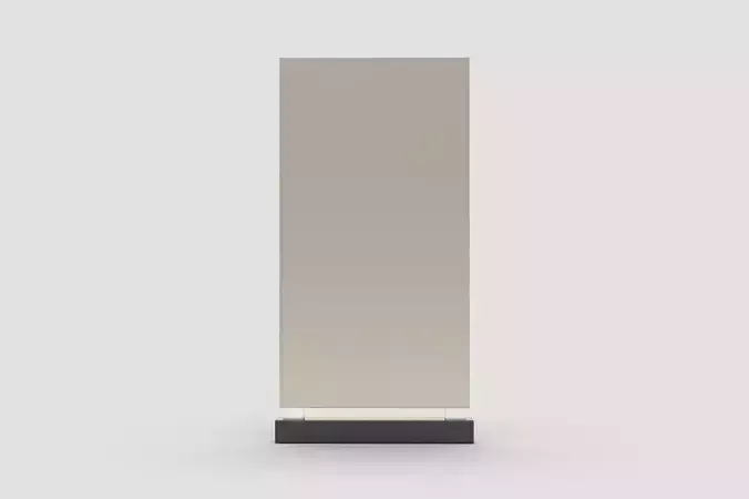 Style advertisement close to a urban street in city 3D model