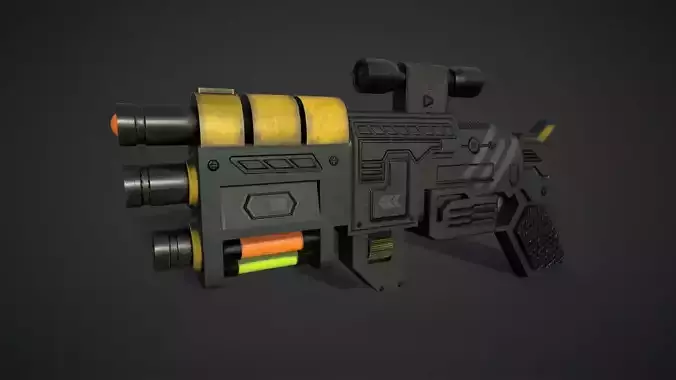 Sci Fi Concept Ray Gun