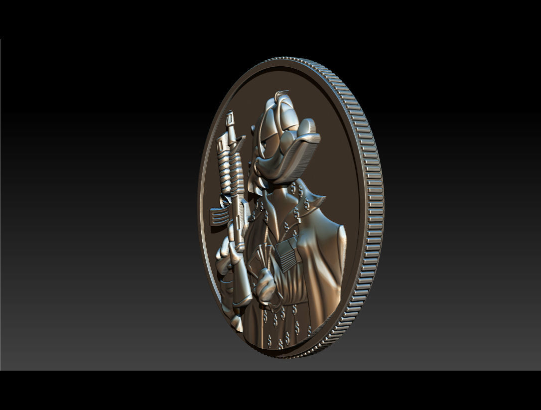 Donald Duck  3D print model_12