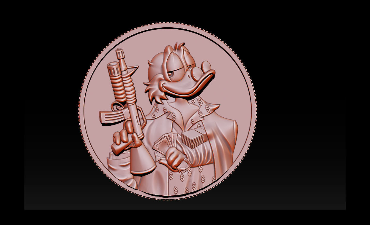 Donald Duck  3D print model_17