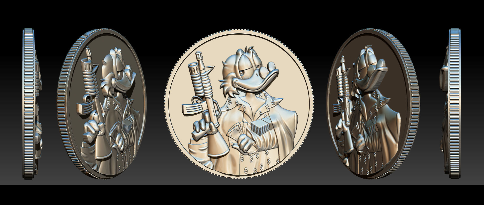 Donald Duck  3D print model_23