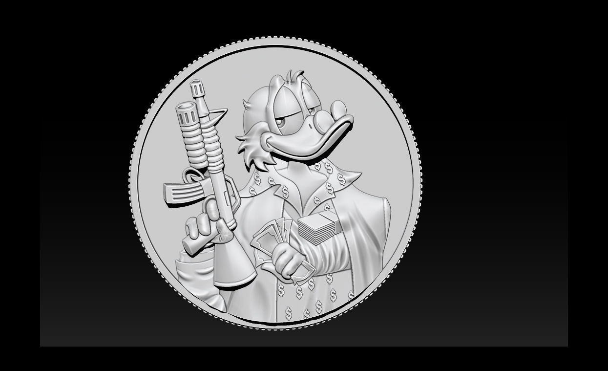 Donald Duck  3D print model_3