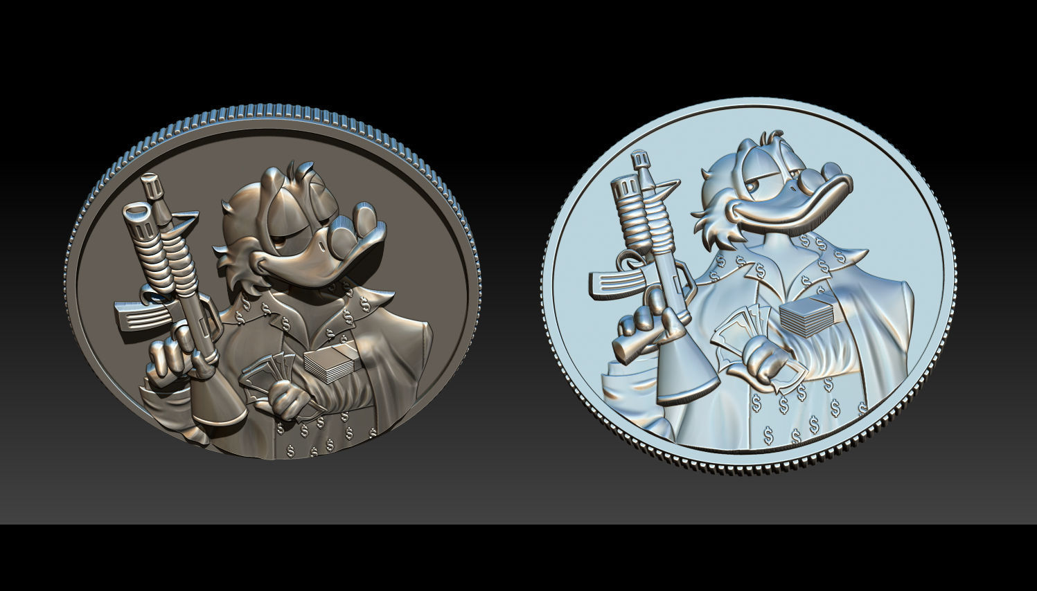 Donald Duck  3D print model_22