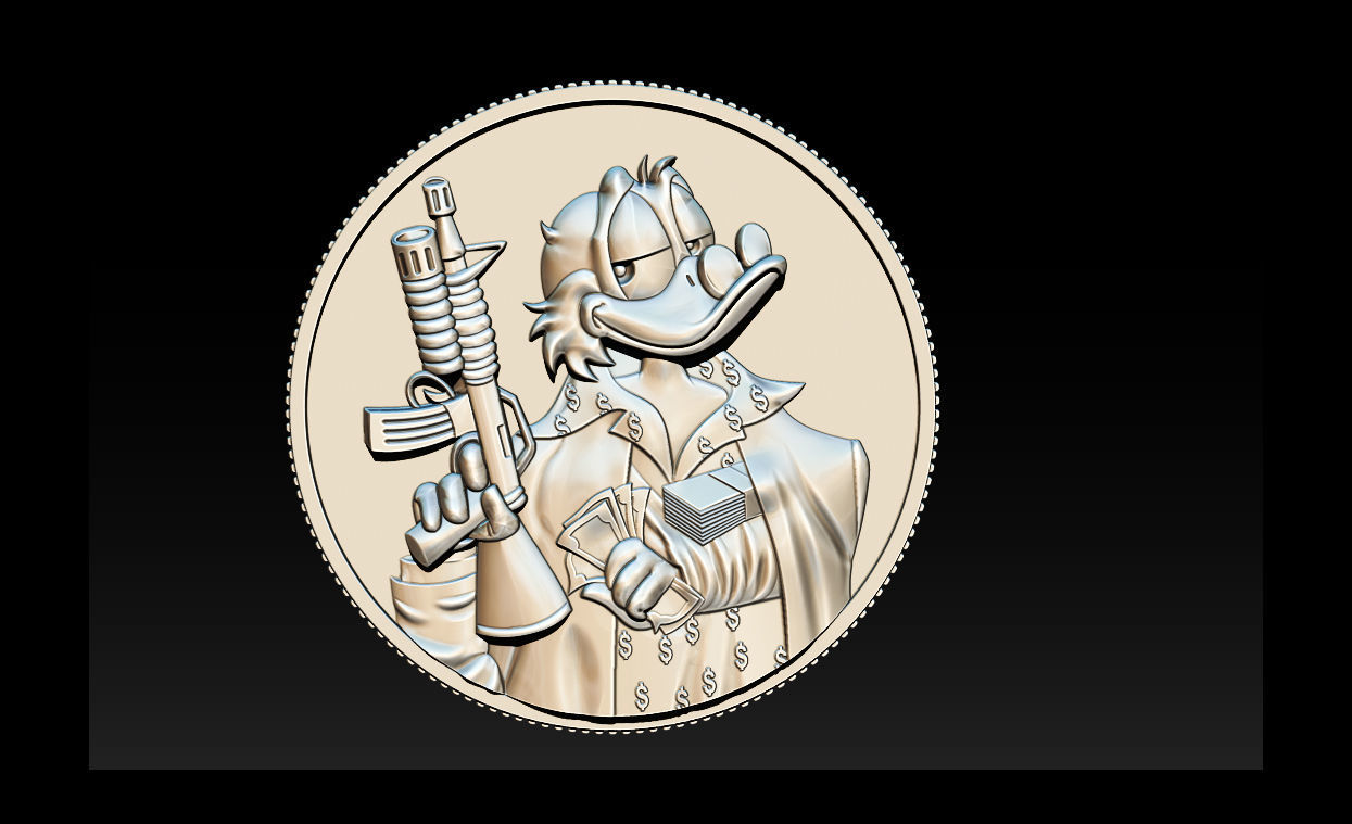 Donald Duck  3D print model_16