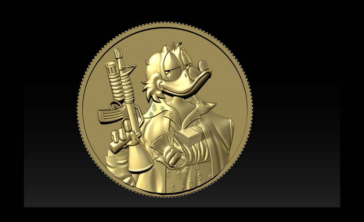 Donald Duck  3D print model_7