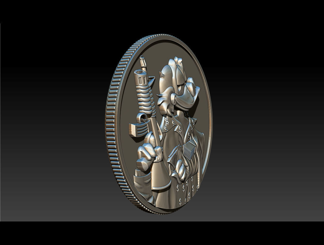 Donald Duck  3D print model_14