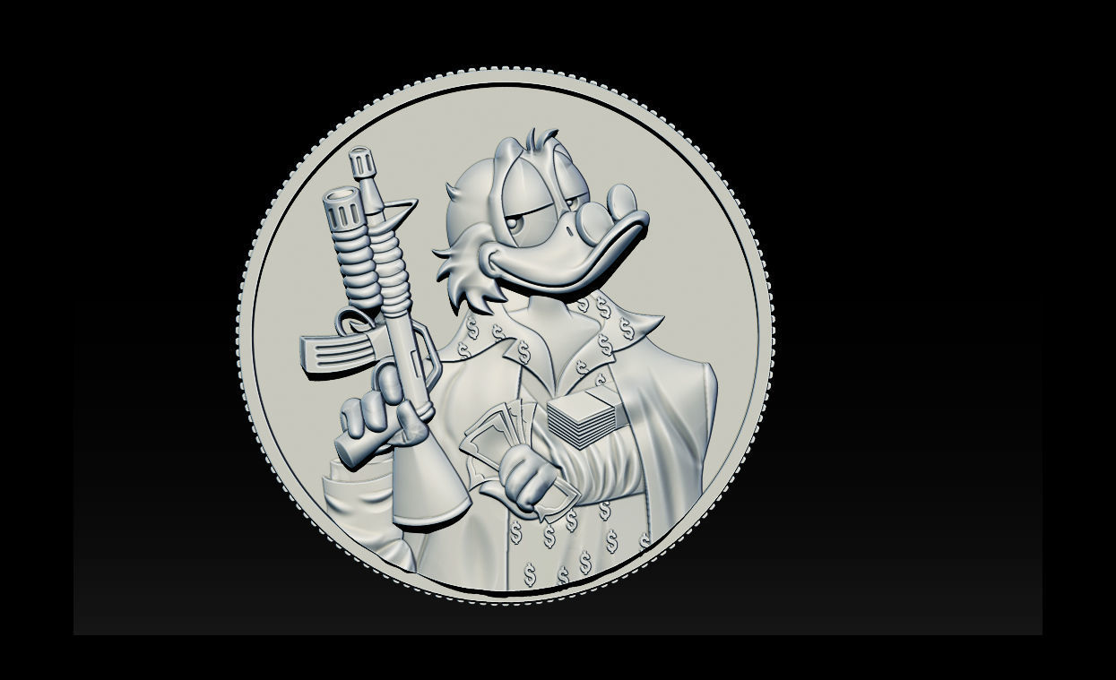 Donald Duck  3D print model_18