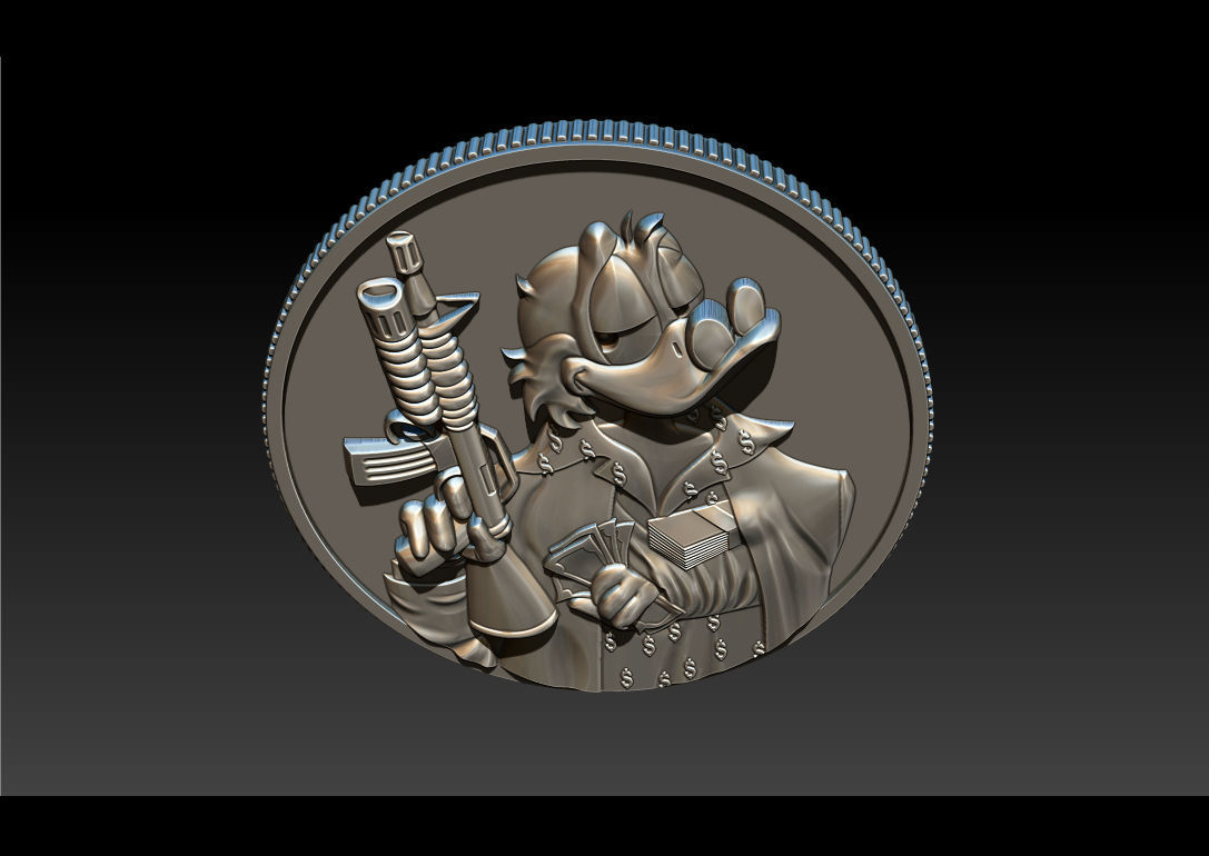 Donald Duck  3D print model_10