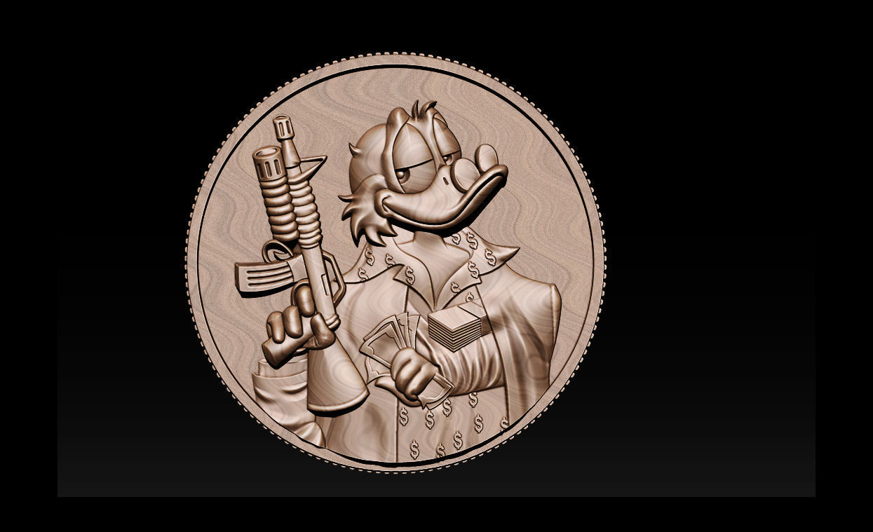 Donald Duck  3D print model_19