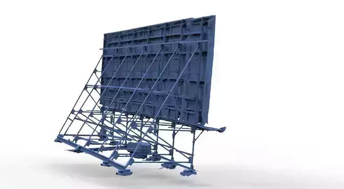 Sign billboard 3D model