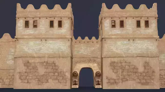 Hittite Fortification 3D model